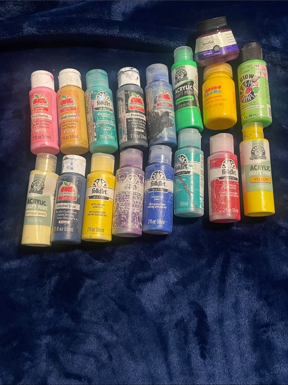 Craft paint 
- apple barrel paint